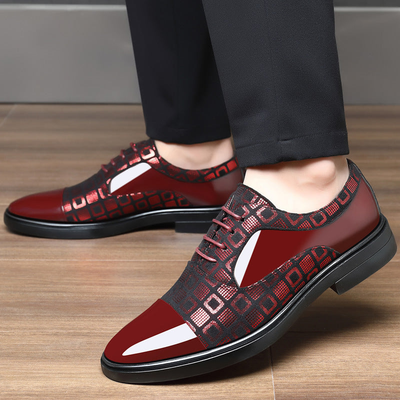 Men's Business PU Leather Shoes - Breathable Dress Shoes for Men Canada USA