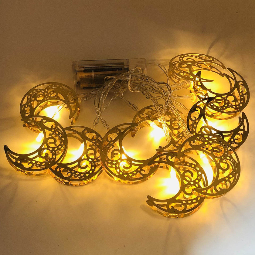 Ramadan Decoration For Diwali Festival Of Eurban Eid Mubarak String Light