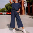 Coord fashion spring and summer 2 piece pant set women
