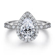 Fashion Ring Set Ladies 925 Sterling Silver Combination Wedding Ring women