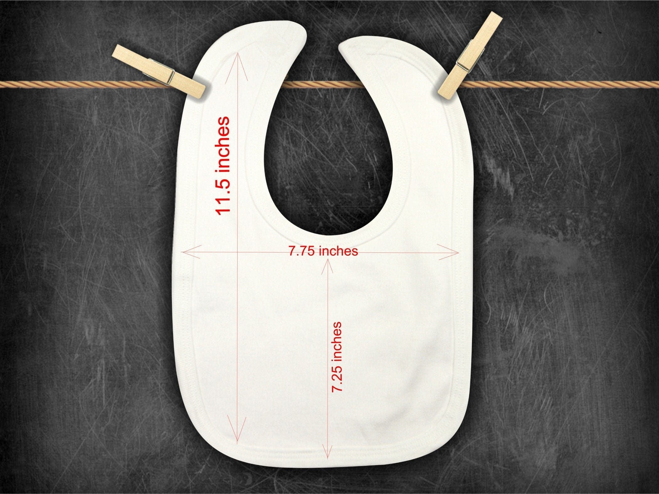 Rainbow Baby Bib