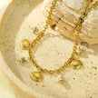 18K Gold Titanium Steel Shell Conch Necklace – Ocean Style Pendant Necklace