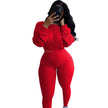 Ladies Autumn 2pcs Athleisure wear Outfit set