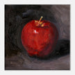 Vibrant Apple Canvas Print - Cheerful Fruit Kitchen Décor