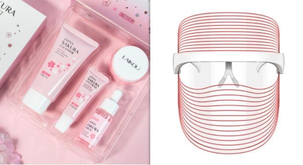 7-Color LED Mask Red Light Therapy Skin Rejuvenation Anti-Aging Whitening SPA Device
