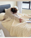 Heavyweight Flannel Fleece Blanket, 70×100–230×250 cm