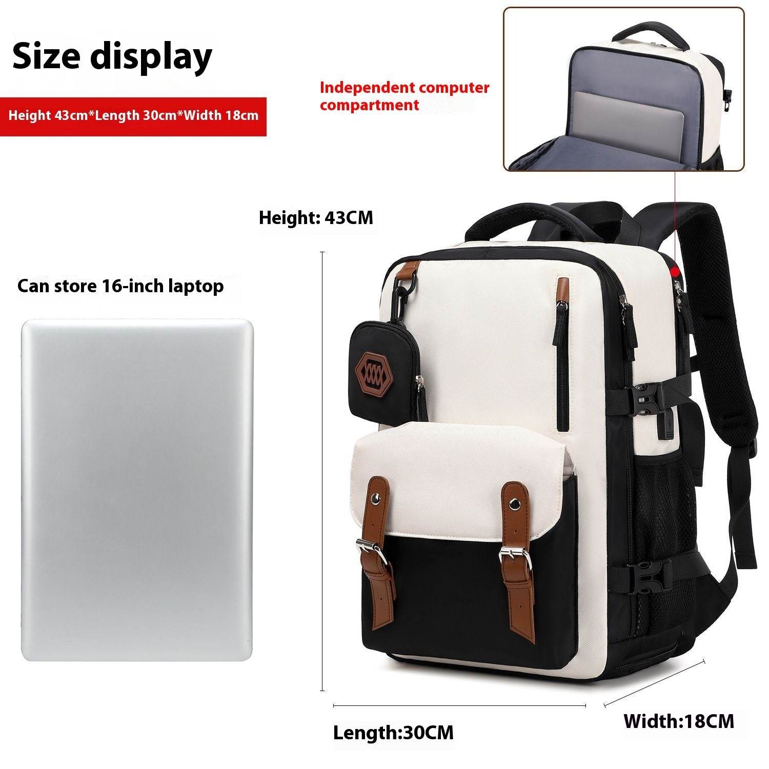 Large Capacity Schoolbag Travel Campus