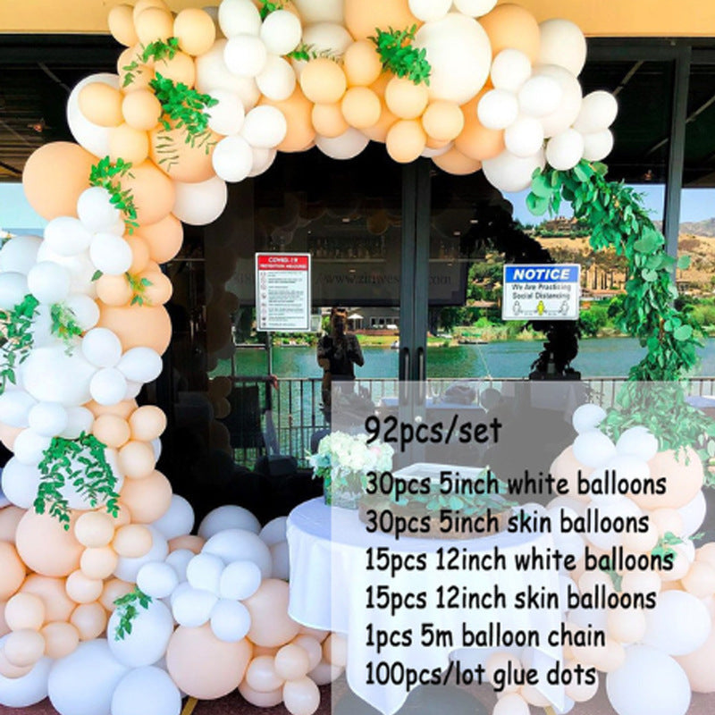Rose Gold Balloon Arch Garland Kit – Wedding & Birthday Party Decoration