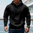 Mens Cargo Jackets – Loose Fit Polyester Utility Jacket with Long Sleeves