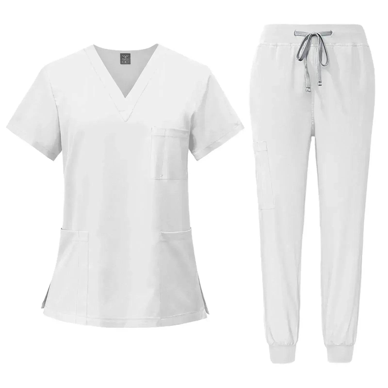Quick-drying T-shirt Surgical Clothes Oral Nurse Doctor Work Clothes Pet Hospital Work