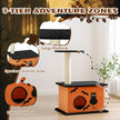 Halloween Inspired Cat Tree Tower Cat Tree For Indoor  With Spacious Cat Condo