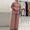 Women's Fashion 2-Piece Set Muslim Suit