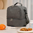 Insulated Oxford Lunch Bag with Shoulder Strap