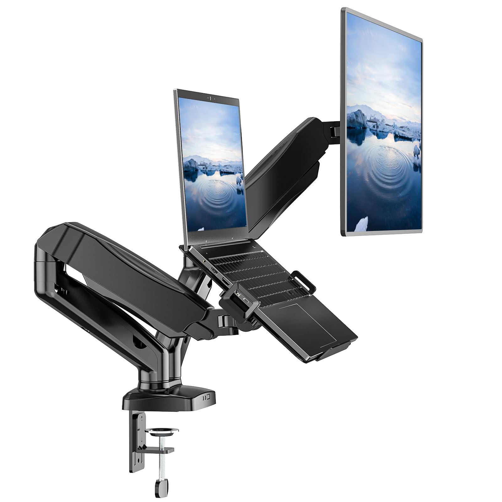 WALI Laptop Mount for Desk Laptop Arm Mount for 17