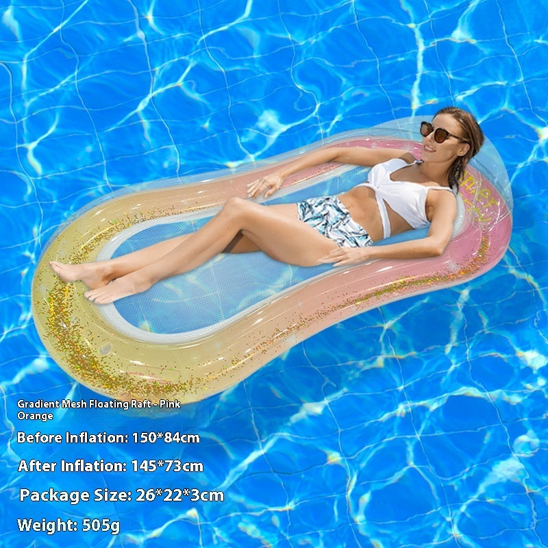 PVC Thick Sequins Wave Inflatable Floating Row