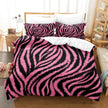 Animal Fur Grain Digital Print Duvet Cover Three-piece Bedding Set