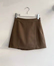 Elegant Hip Side Slit Mini Skirt for women