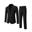 Men's Professional Business Suit Set – Black, Slim Fit, S–2XL (Canada & USA)