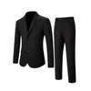Men's Professional Business Suit Set – Black, Slim Fit, S–2XL (Canada & USA)