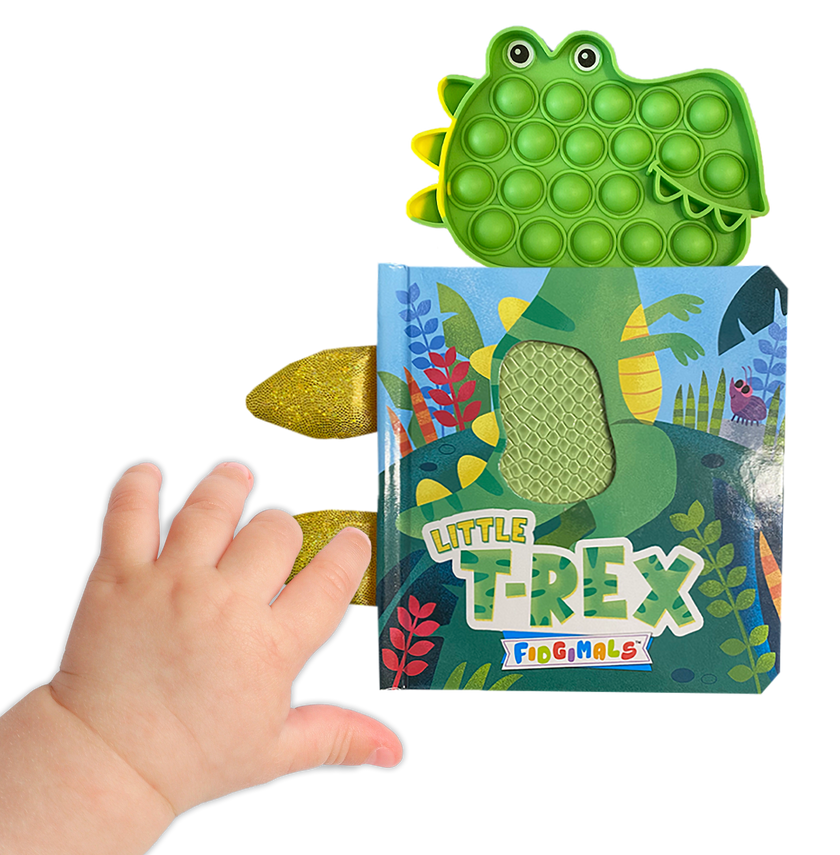 Little Hippo Books - Little T-Rex - Your Sensory Fidget Friend