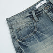 Men's Loose Wide-Leg Contrast Color Jeans – Fashion Baggy Denim Trousers