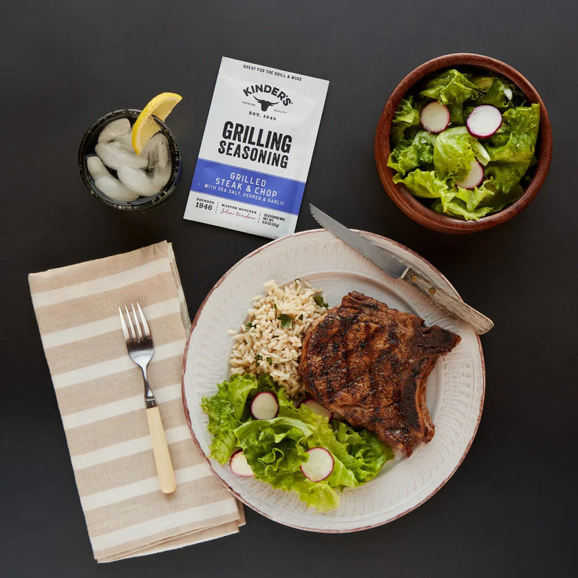 Kinder's Grilling Steak & Chop Grilling Seasoning