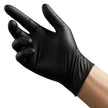 4.5mil Black Nitrile Disposable Gloves 100 Count – Latex-Free Powder-Free Heavy-Duty Gloves Size L