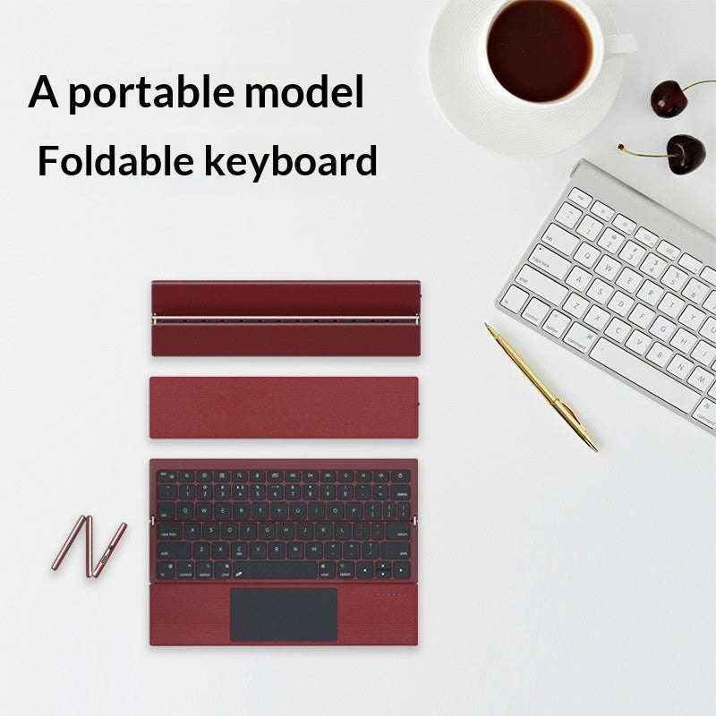 Portable Tri-Fold Bluetooth Keyboard – Ultra-Thin Foldable Wireless Keyboard for iPad Canada