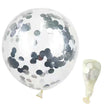 Silver Laser Disco Foil Balloons – Party Decoration Set