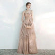 Toast Dress Female Wedding Bridesmaids Breast Wipe Long Skirt Dinner Annual Meeting Host