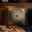 Pillow Sofa High-grade Sense Tassel Light Luxury style-gold rimmed Pillows