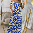 Off Shoulder Summer Maxi Dress Hollow out Cute Flowy dress