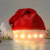 Christmas Hat LED Light Plush Children's Adult Christmas Decorations Christmas Supplies Luminous Santa Hat Home Decoracion