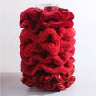 Women Knitted  Red Velvet Hair Scrunchies Hair Accesories