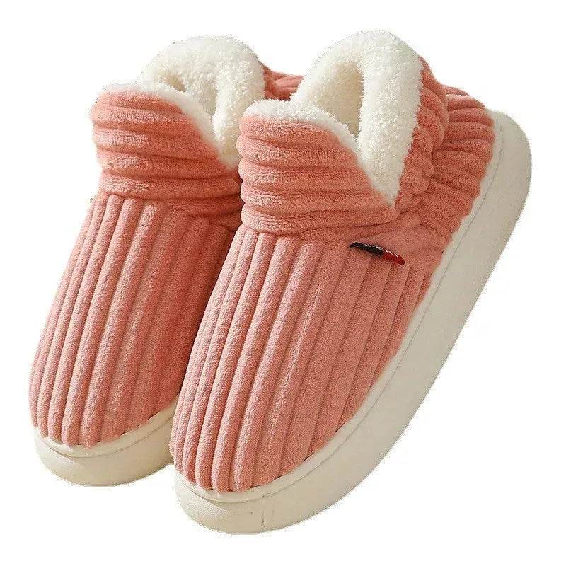 Winter Men's And Women's Same Style Cotton Slippers