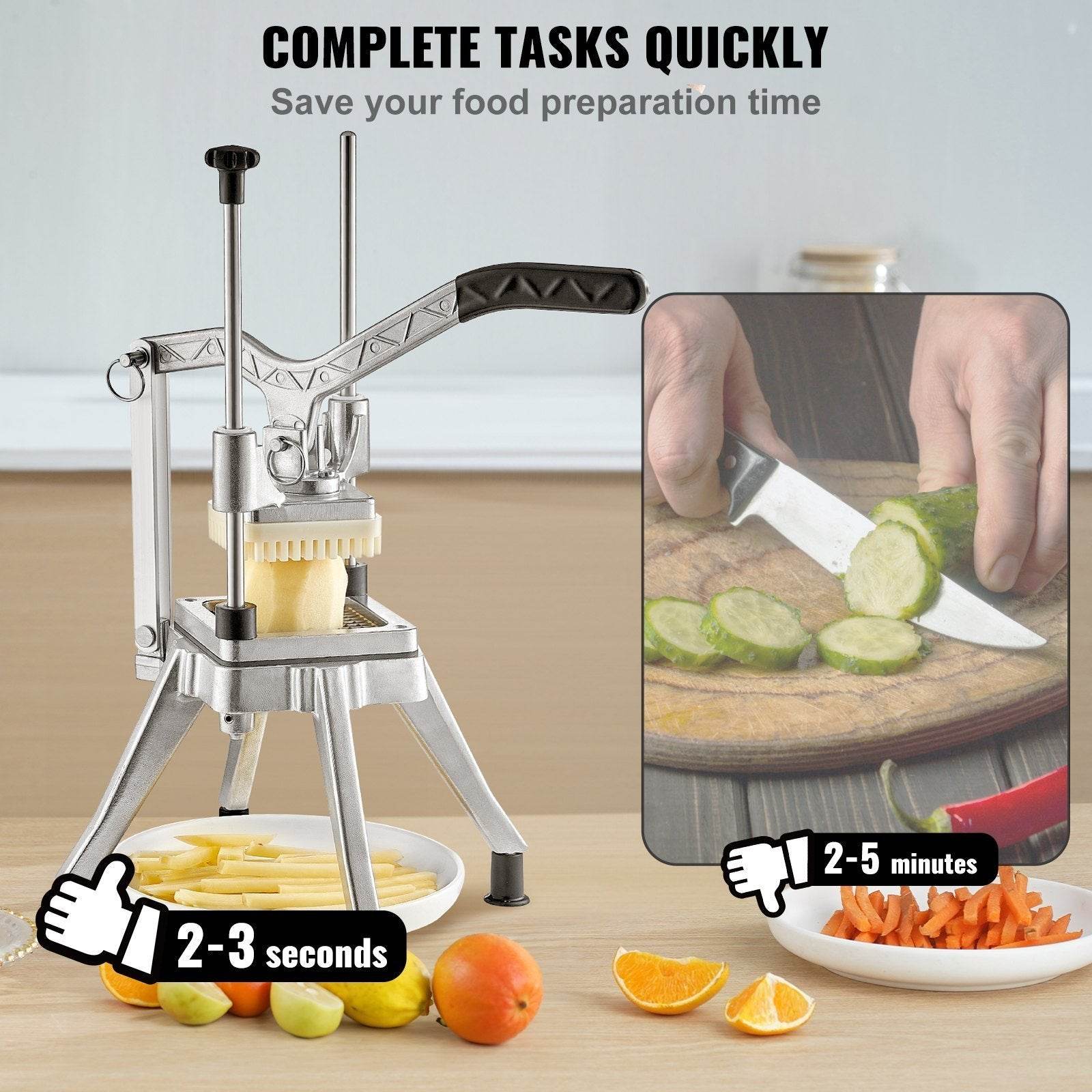Blade Heavy Duty Professional Food Dicer Kattex French Fry Cutter Onion Slicer Stainless Steel For Tomato Peppers Potato Mushroom