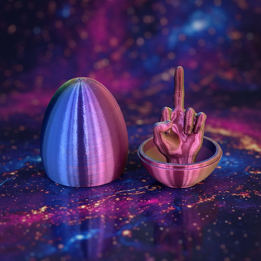 3D Printed Fidget Egg Decompression Toy – Multiple Colors | 6x4.5cm & 8.5x5cm