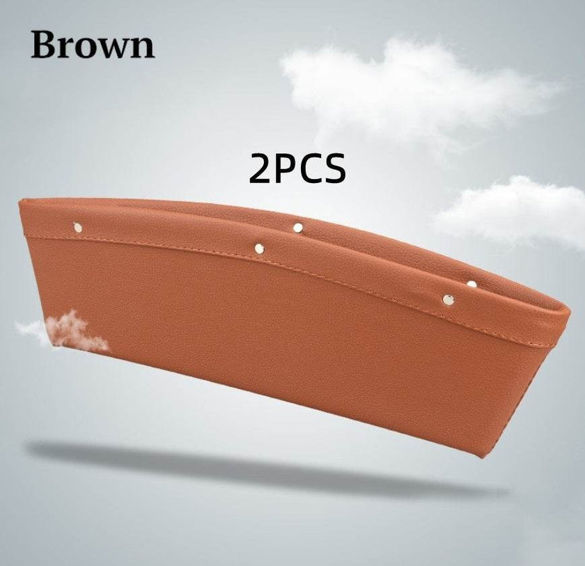 PU Leather car seat gap organizer Bag