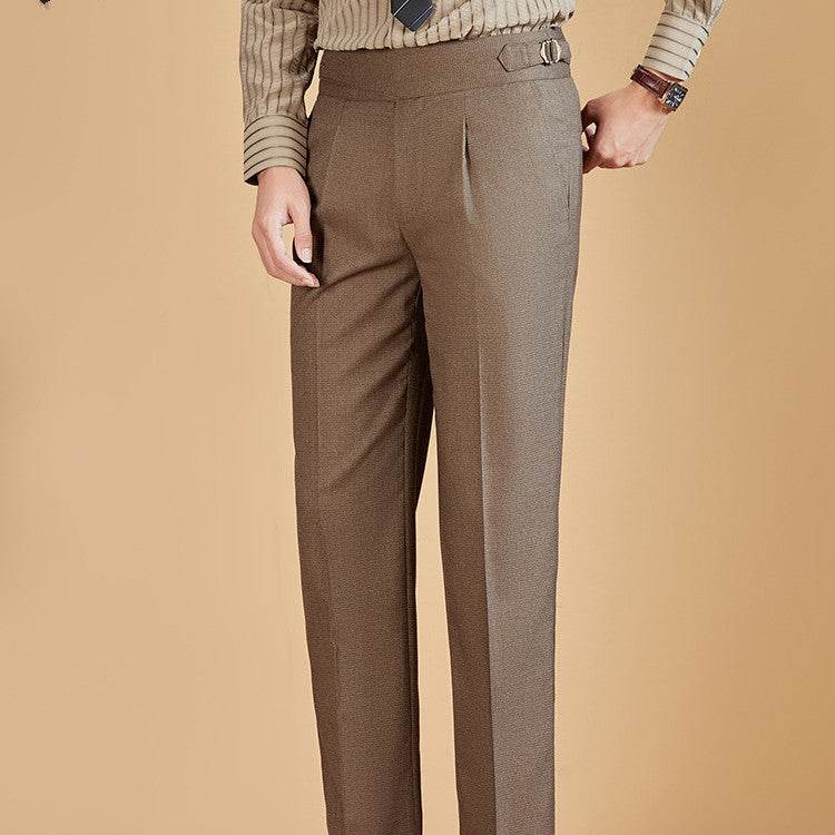 Men's Professional Business Office High-waisted Chinos Trousers for work