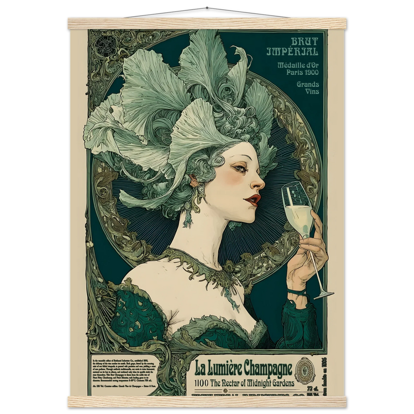 La Lumière Champagne - Poster & Framed Print