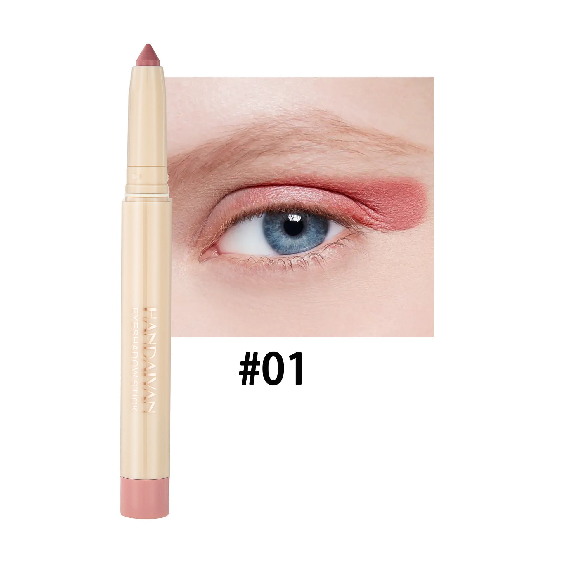 22-Shade Eye Shadow Stick Pen – Dual-Use Eyeliner & Eyeshadow, 22 Colors