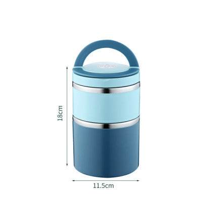 Portable Minimalist Stainless Steel Thermal Insulated Lunch Container
