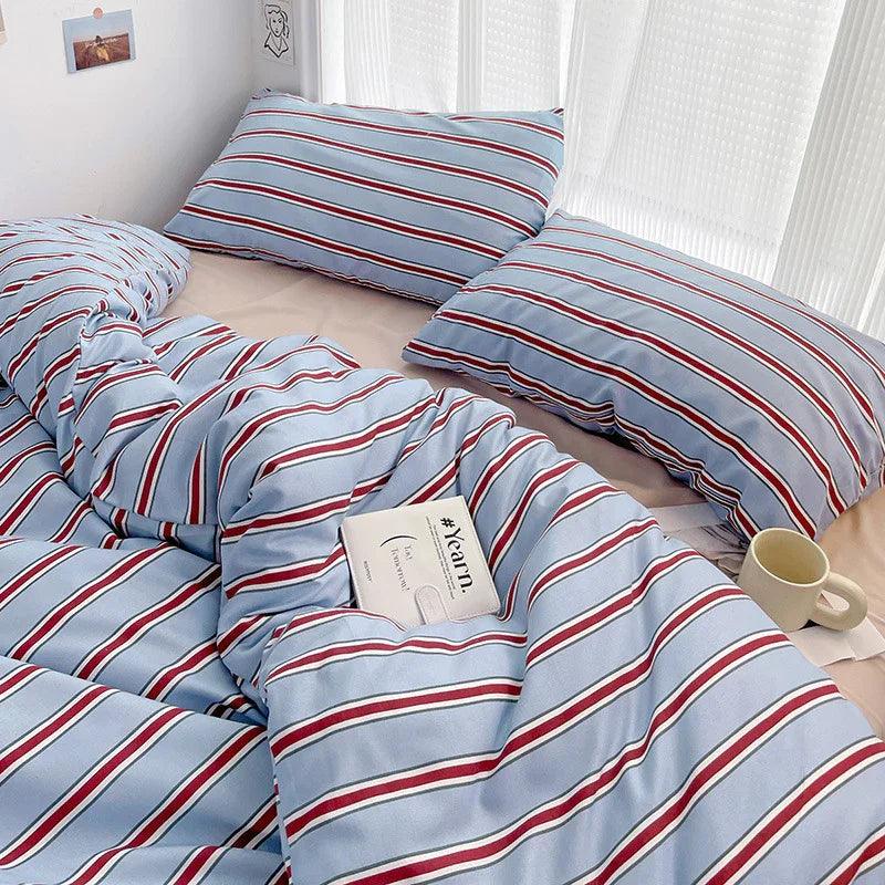 Korean Ins Modern Minimalist Duvet Cover Three Or Four Piece Suit