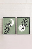 MOONLIGHT SILHOUETTES (2 Oeuvres sur toile étirée)