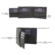 Men's RFID Bifold Wallet with Removable Card Sleeve