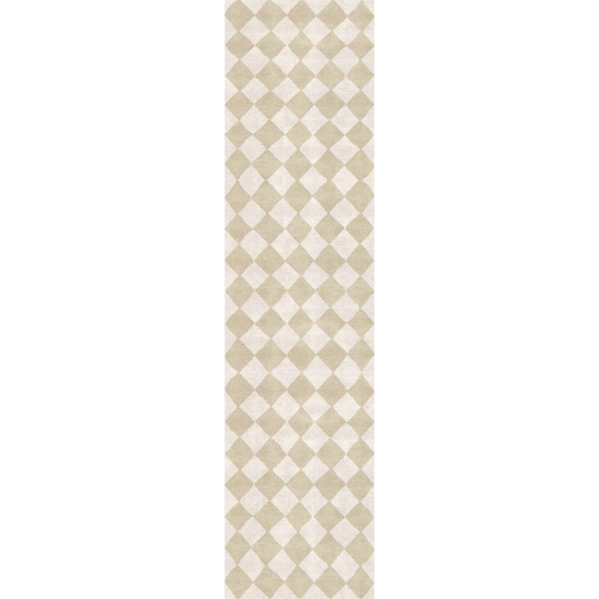 Trestres Checkered Natural & Ivory Rug