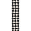 Trestres Checkered Black & Ivory Rug