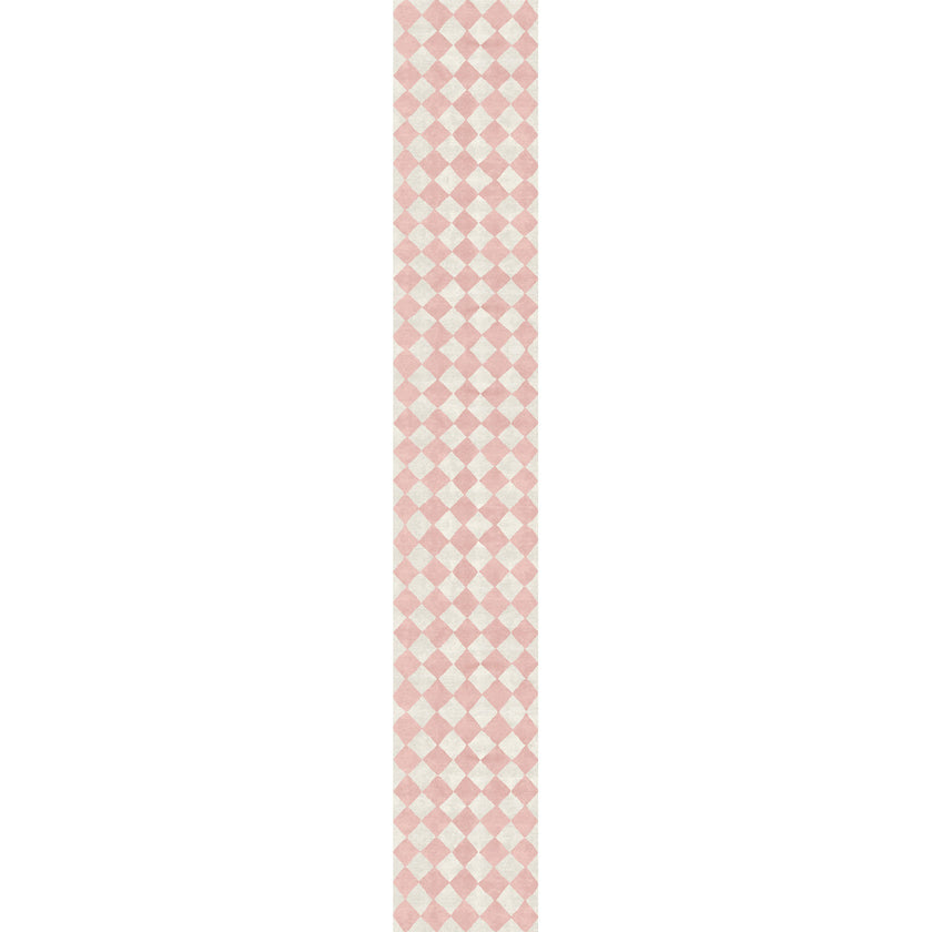Trestres Checkered Malibu Pink & Ivory Rug