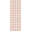 Trestres Checkered Malibu Pink & Ivory Rug