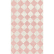 Trestres Checkered Malibu Pink & Ivory Rug